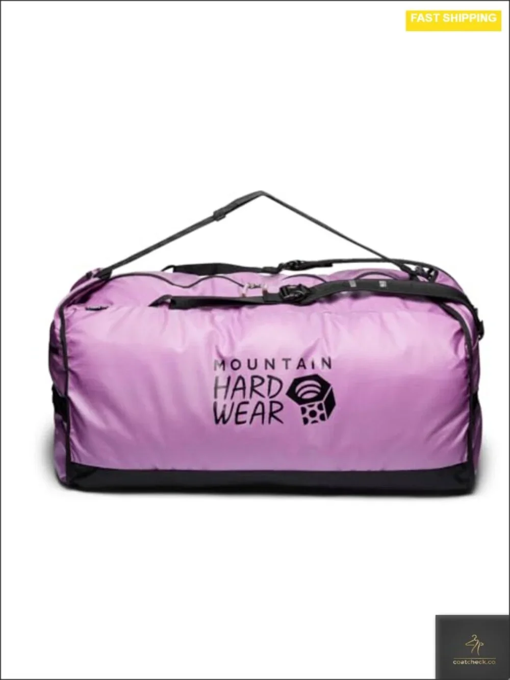 Durable 95L Travel Duffel Bag with Center Zip & Water Resistant Nylon